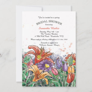 Invitation Bouquet Printanier