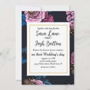 Invitation Bouquets et tarantula 2