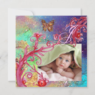 Invitation BOUTEILLE EN BLEU, BÉBÉ GARÇON DOUCHE Modèle photo