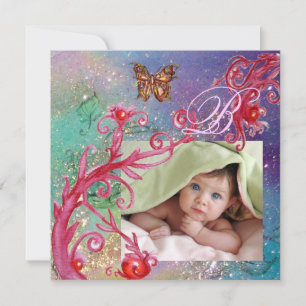 Invitation BOUTEILLE EN BLEU, BÉBÉ GARÇON DOUCHE Modèle photo