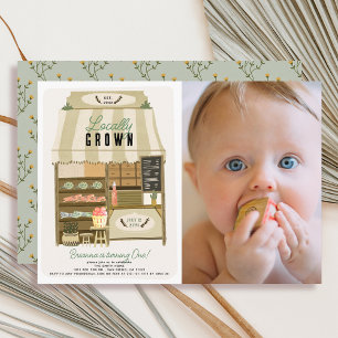 Invitation Boutique locale - Photo 1er Anniversaire