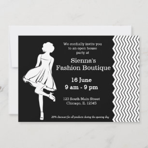 Invitation Boutique mode