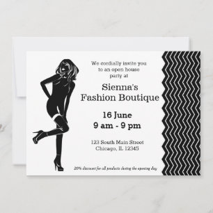 Invitation Boutique mode