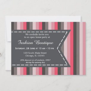 Invitation Boutique mode