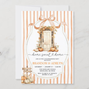 Invitation Bow de ruban Citrouille domestique réchauffer mais