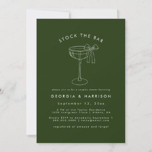 Invitation Bow Drink Stock The Bar Couples ShowInvitation