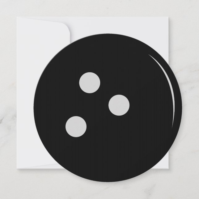Invitation Bowling Ball (Devant)