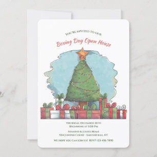 Invitation Boxing Day Tree
