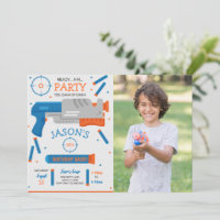 Boy Dart Gun War Anniversaire Photo