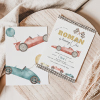 Boy Retro Race Car Birthday Party