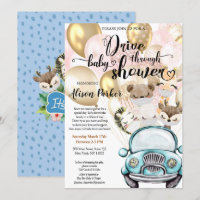 Boy Safari Animaux Jungle Drive par Baby shower In