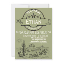 Boys Western First Rodeo Premier anniversaire