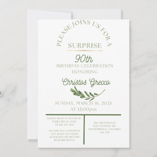 Invitation Branche d'Olivier