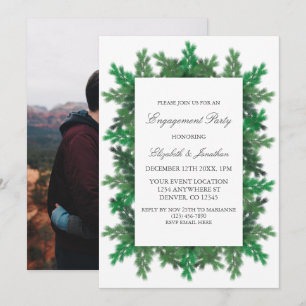 Invitation Branches de l'arbre d'hiver