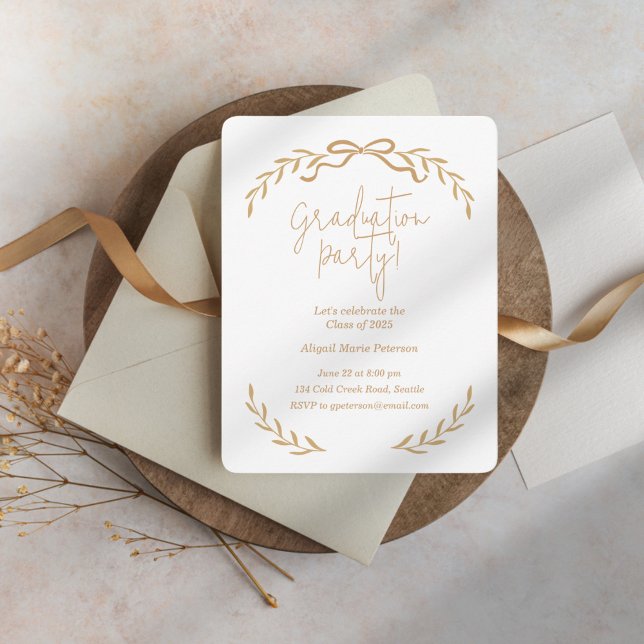 Invitation Branches et groupe de diplômés de la Bow (Créateur téléchargé)