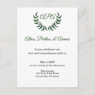 Invitation Branches Vertes