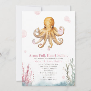 Invitation Bras Pleins Coeurs Encore Plus Pleins Baby Shower