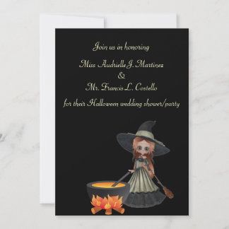 Invitation "Brasser un Wedding shower" - Costume Party