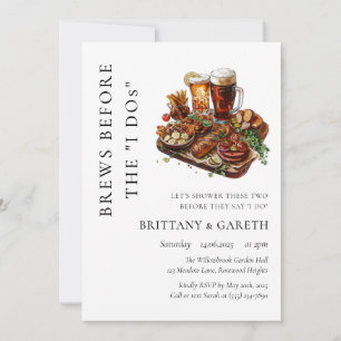 Invitation Brasserie Avant La Brasserie Wedding shower I Dos