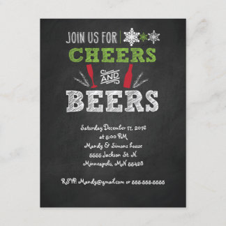 Invitation Bravo et bière artisanale Fête Invitation.