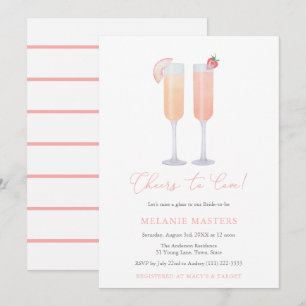 Invitation Bravo pour l'amour, lever une Fête des mariées de