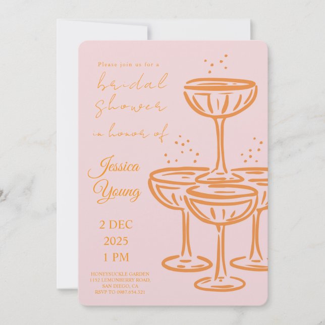 Invitation Bridal Bash & Cocktail Call bridal  (Devant)