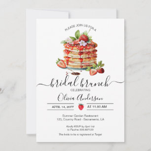 Invitation Bridal Brunch Douche crêpe