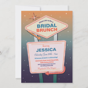 Invitation Bridal Brunch Las Vegas Party Bachelorette douche