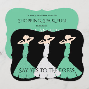 Invitation BRIDE & CO Green Be My Bridesmaid