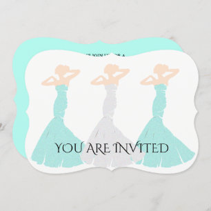 Invitation BRIDE CO Mint Green Be My Bridesmaid