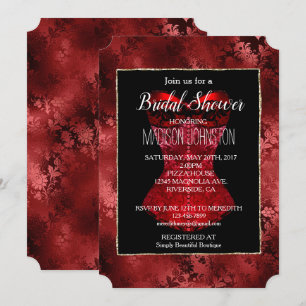 Invitation Bride de la Flore Rouge