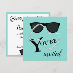 Invitation BRIDE Glam célèbre Diamond Tiara Party Shower