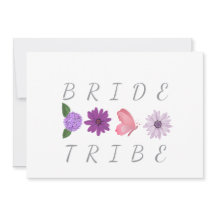 Bride Tribe Fleurs Enterrement de Vie de Jeune Fil