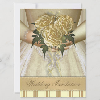 Invitation Brides Bouquet (ivoire) Mariage - Surdimensionné