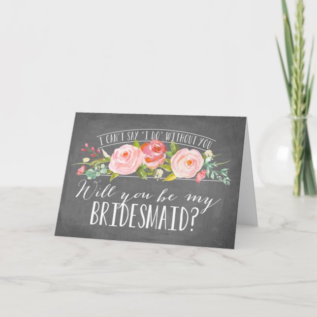 Invitation  | Bridesmaid (Devant)