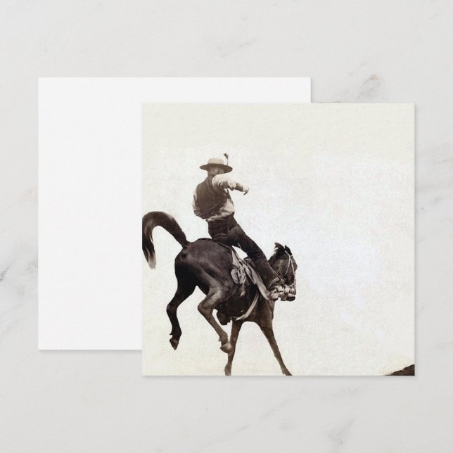 Invitation Bronco (Devant / Derrière)