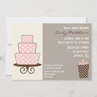Invitation Brown et rose chic