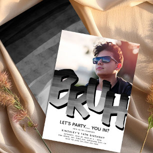 Invitation 'BRUH' Boy, photo d'Ado