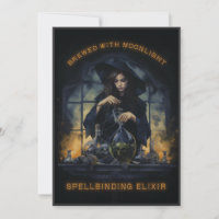 Brûlé Avec Sorcière Lune