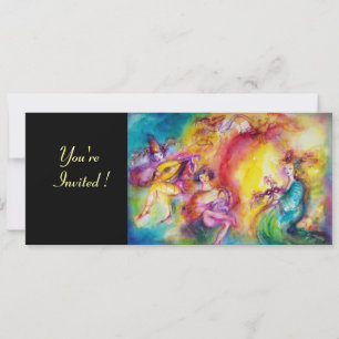 Invitation BRÛLER LE CARNAVAL, Mardi Gras Masquerade Ball