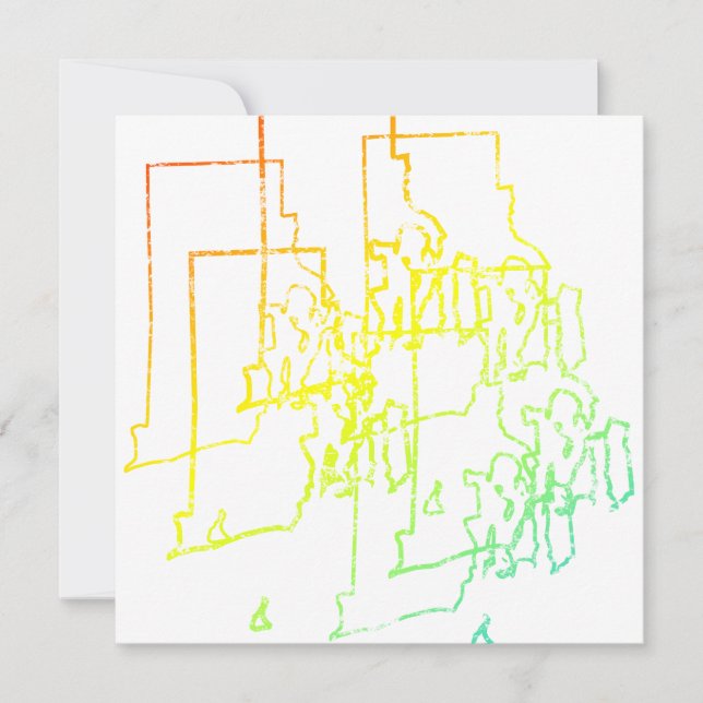 Invitation brume froide de l'île de rhode (Devant)