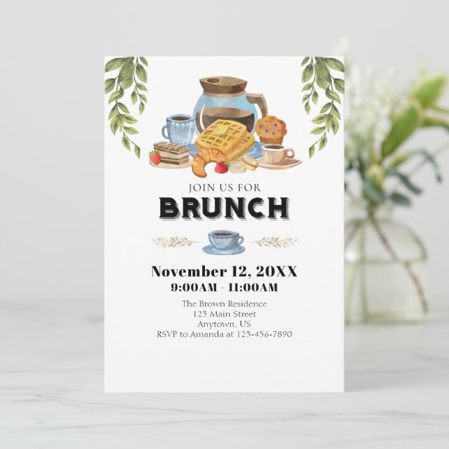 Invitation Brunch (Debout devant)
