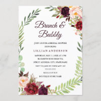 Brunch à germes floraux et Fête des mariées à bull