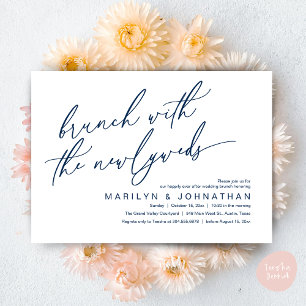 Invitation Brunch Avec Les Nouveaux Mariés, Mariage Post Célé