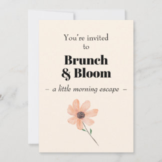 Invitation Brunch & Bloom