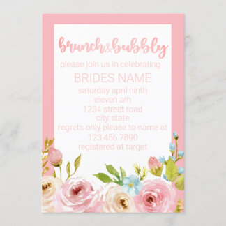 Invitation Brunch & Bubbly