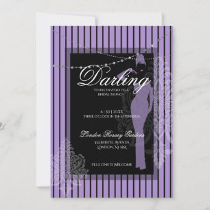 Invitation Brunch de baby shower avec la mariée 