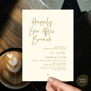 Invitation Brunch de bonheur éternel le lendemain