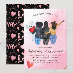 Invitation Brunch de la Saint-Galentin