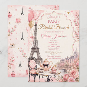 Invitation Brunch de mariage à Paris